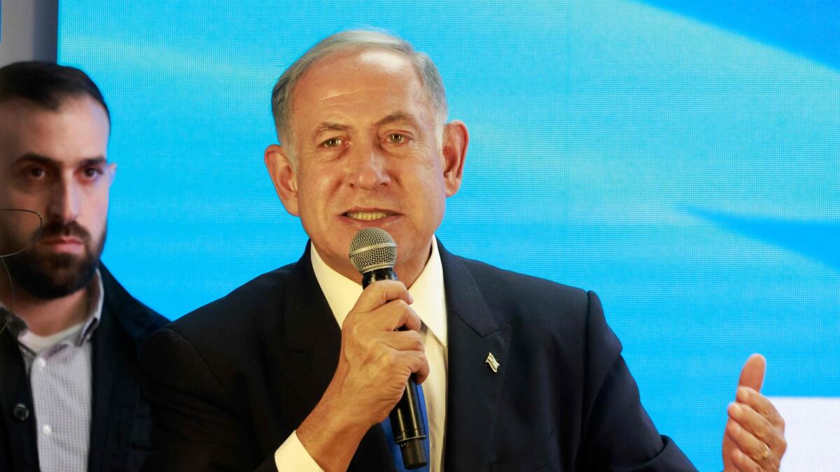 Benjamin Netanyahu. — AFP