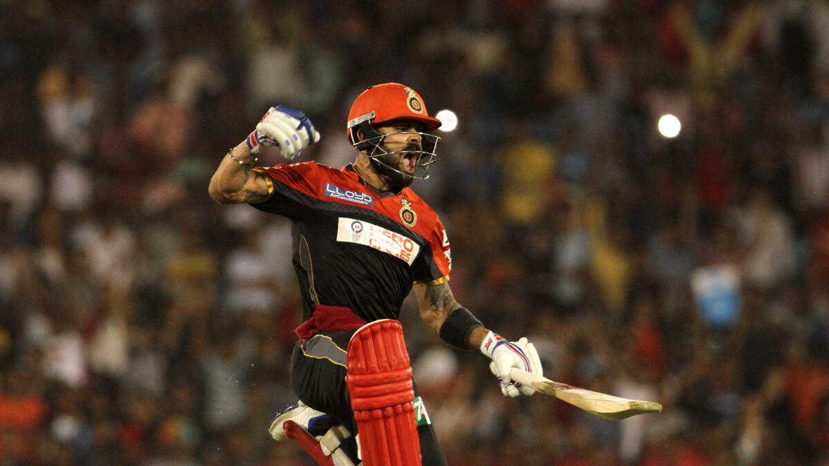 With 919 runs, Bangalore captain Virat Kohli is on the cusp of becoming the first player to score 1,000 runs in an IPL edition. 
