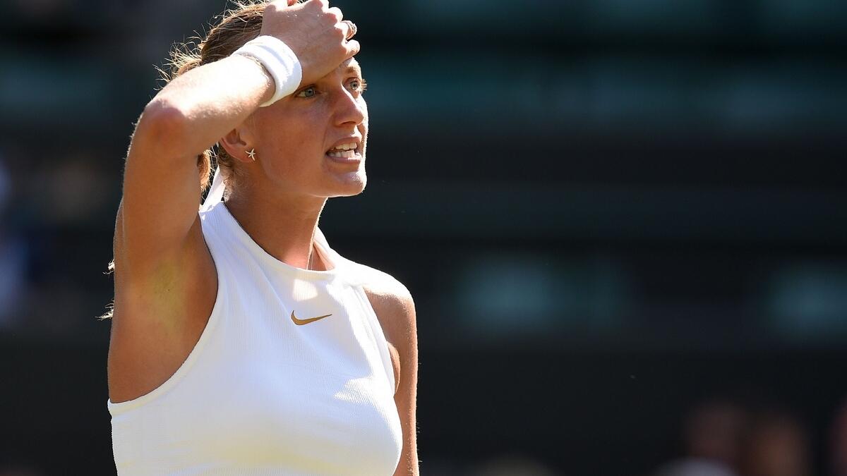 Former champ Kvitova makes early exit; Nadal in 2nd round of Wimbledon