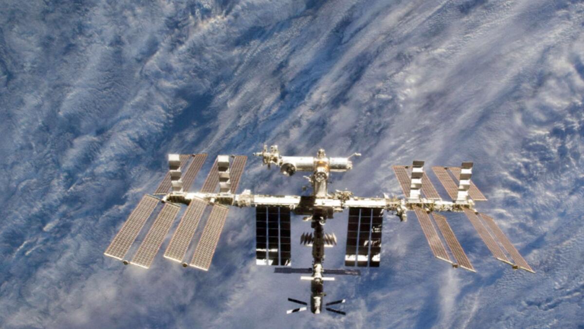 A close-up shot of International Space Station. — AFP