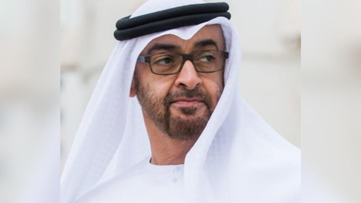 His Highness Sheikh Mohamed bin Zayed Al Nahyan, Crown Prince of Abu Dhabi and Deputy Supreme Commander of the Armed Forces.