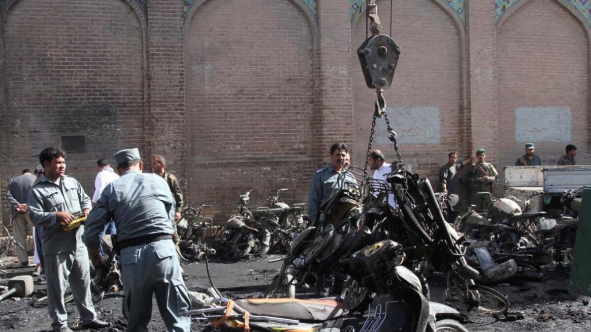 20 people killed in Afghanistan mosque blast