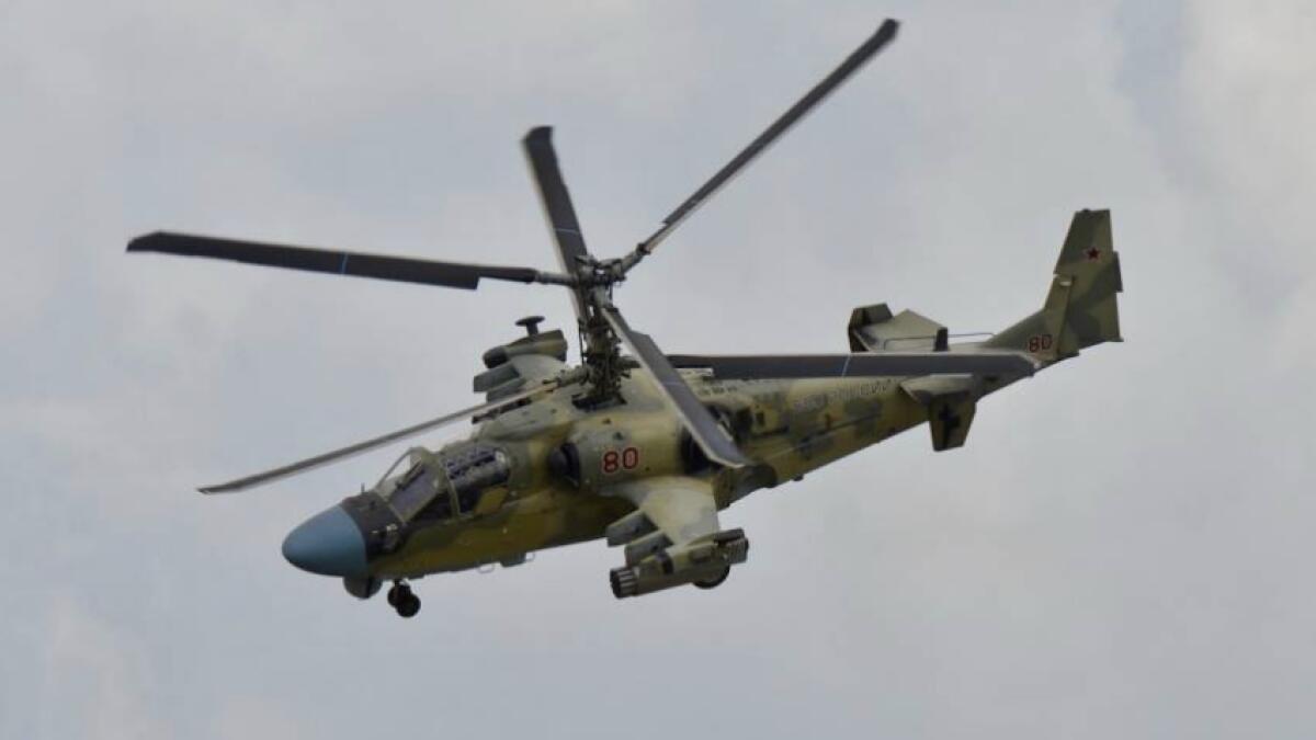 Russian helicopter crashes in Syria, killing both pilots
