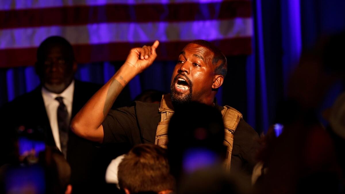 US rapper, Kanye West, US presidential election, bid