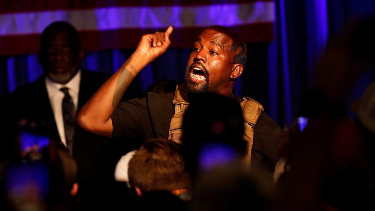 US rapper, Kanye West, US presidential election, bid