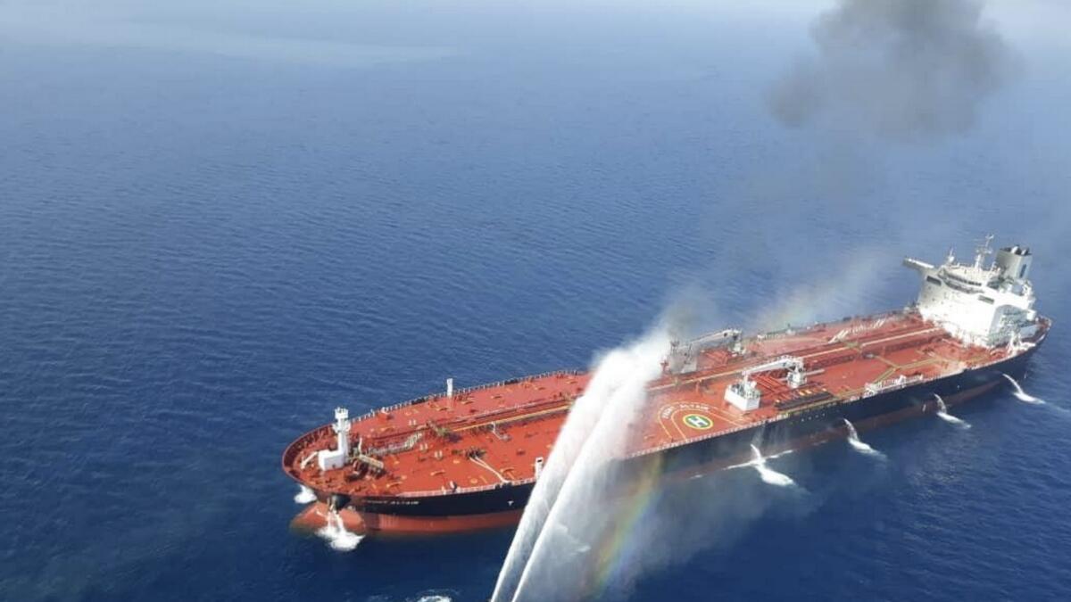 Tanker damaged by Iranian-linked limpet mine: US Navy