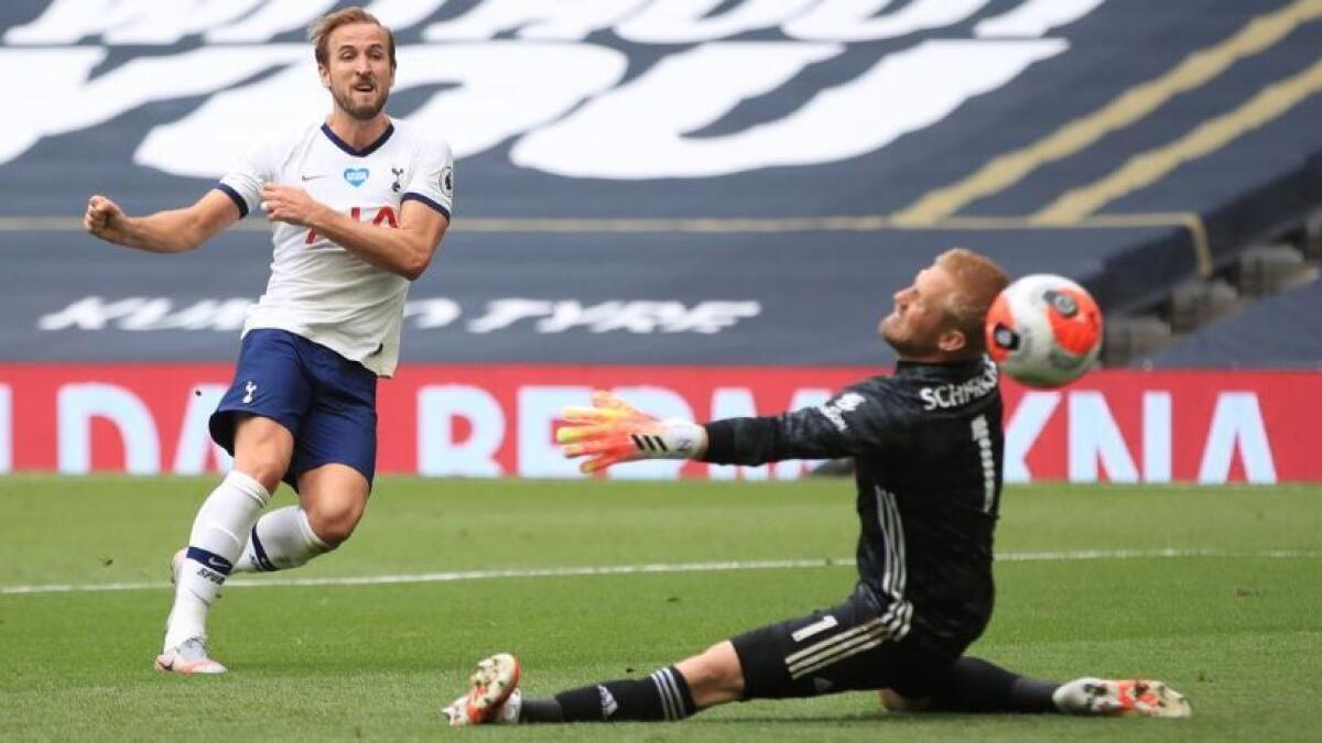 Tottenham Hotspur's Harry Kane scored two brilliant goals. (Reuters)