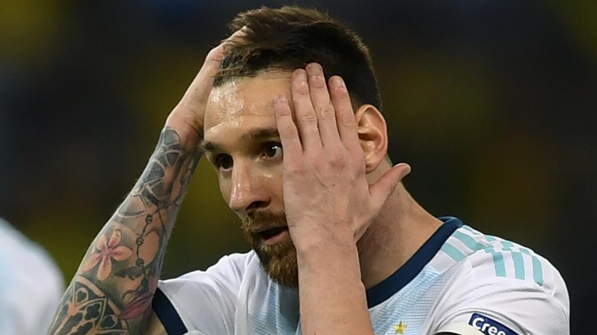 Barcelona talisman Lionel Messi has failed to replicate his club form for Argentina