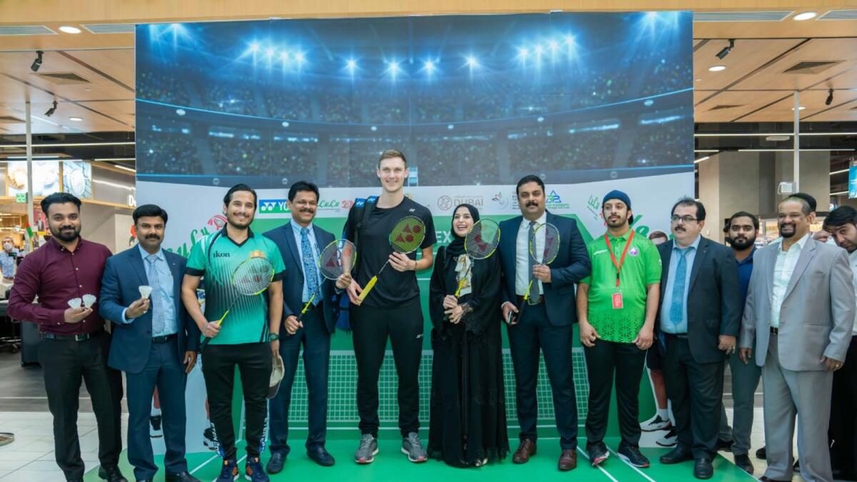 Viktor Axelsen at Silicon Central Mall. — Supplied photo