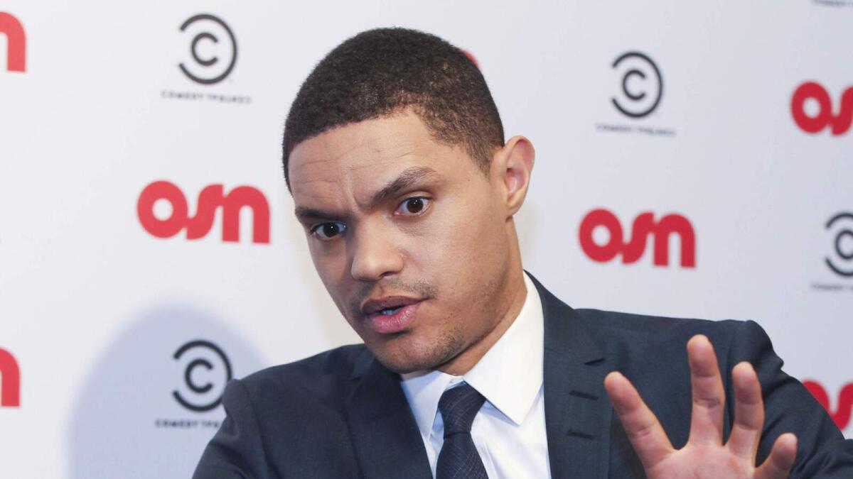 Comedian Trevor Noah was in Dubai for the launch of Comedy Central with OSN