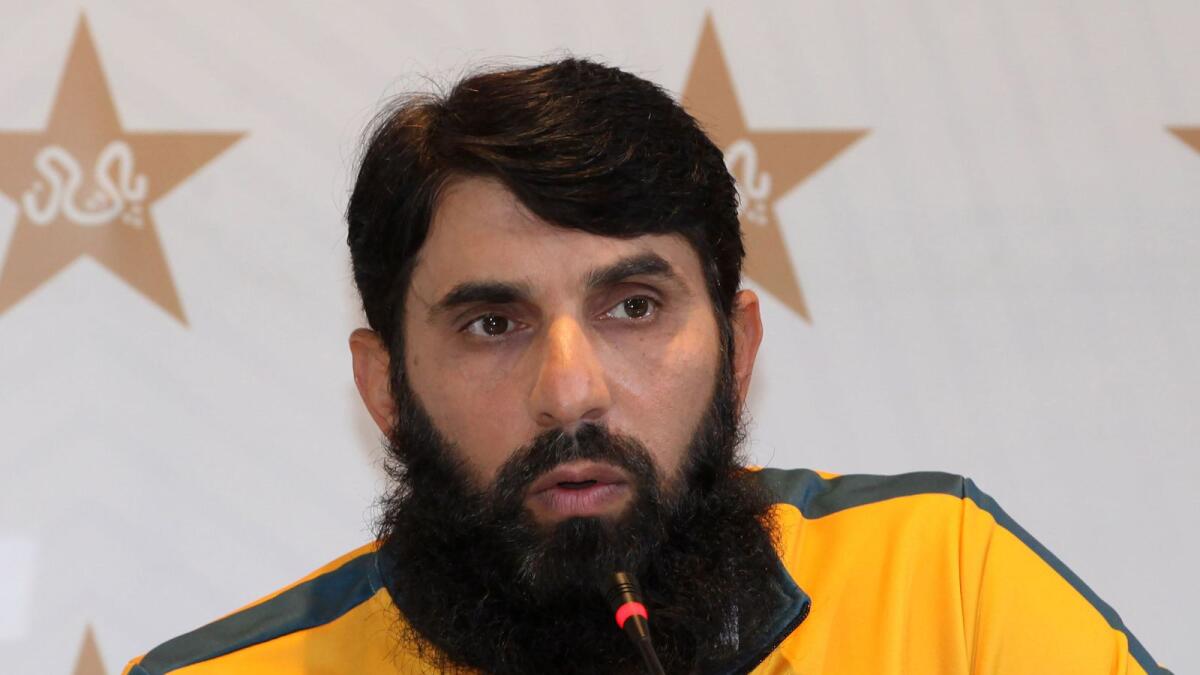 Pakistan's cricket coach Misbah-ul-Haq. (AFP)