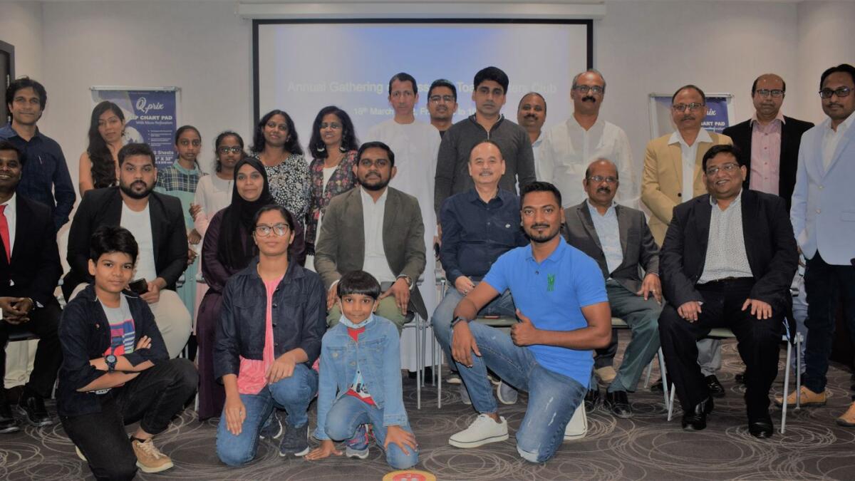 safah Toastmasters members during their Annual Gathering conducted in March 2022