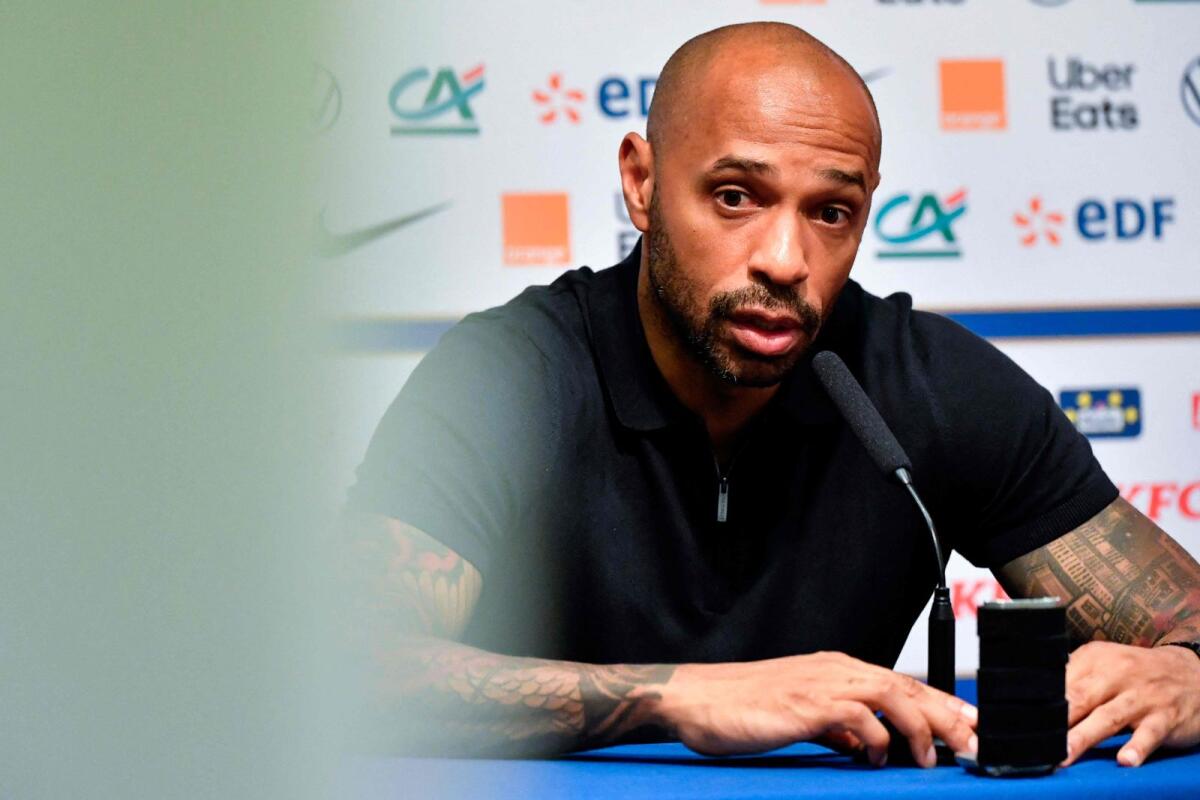 French football legend Thierry Henry. — AFP
