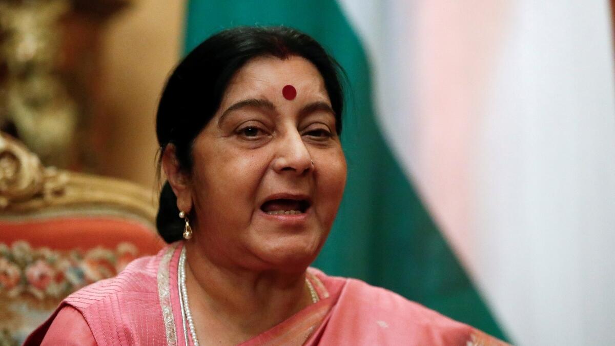 Sushma Swaraj admitted to AIIMS, Khaleej Times, Sushma Swaraj passes away