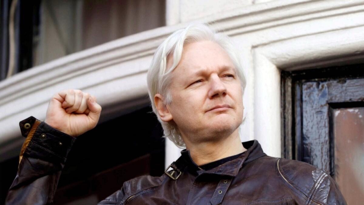 Julian Assange. — AP file