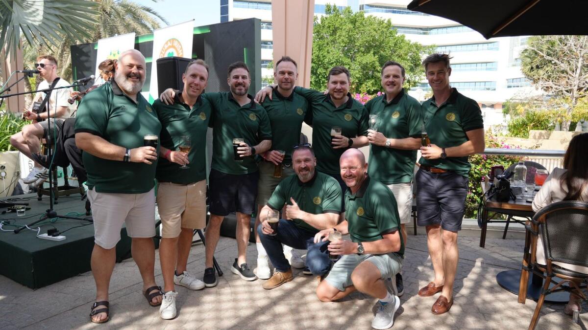 A few members of Dubai Irish Dads