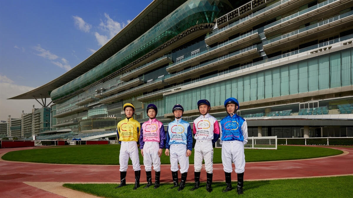 First China v Internationals Jockeys Challenge in Dubai