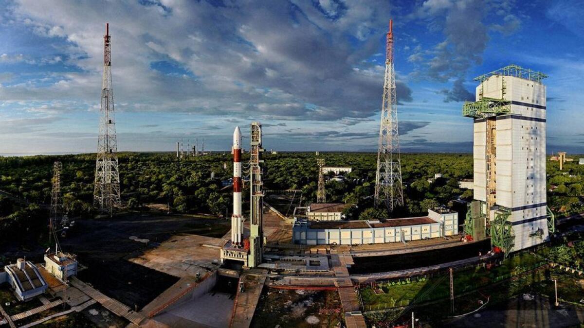 Indian Space Research Organisations PSLV-C35 ready to be launch 