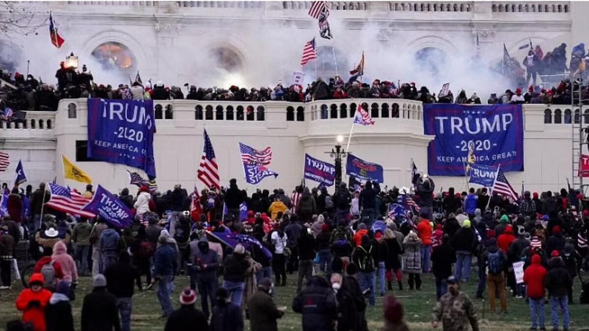 FILE. Violent protesters storm the Capitol, January 6, 2021, in Washington. (Photo. AP)