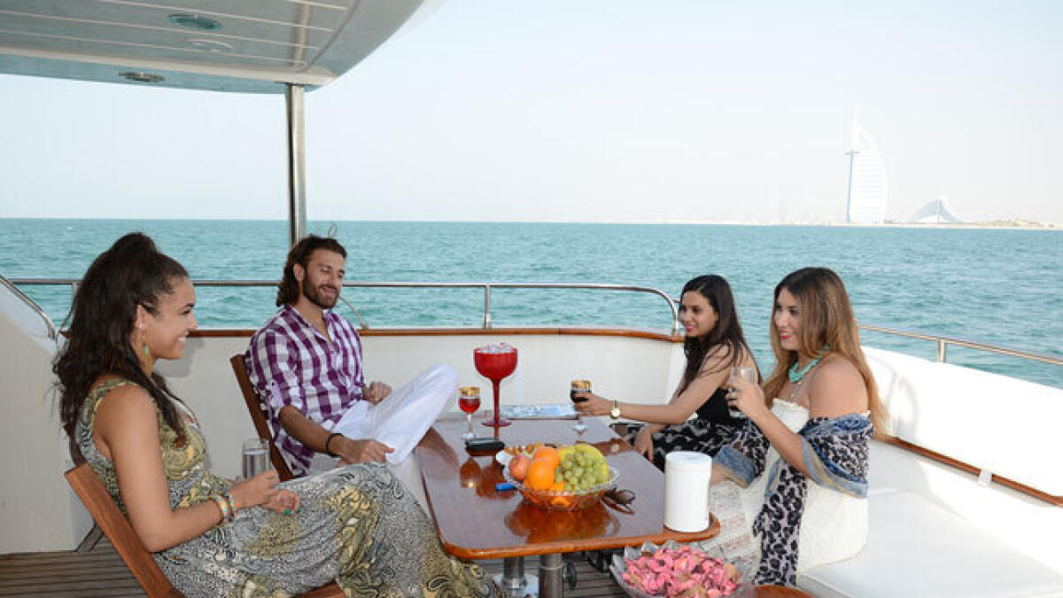 Iftar on a yacht in Dubai