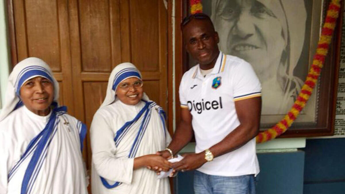 World T20 winners West Indies donate to Mother Teresas charity