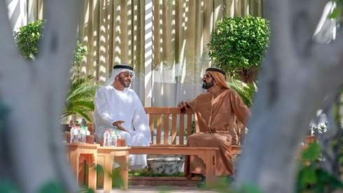 UAE leaders meet in Dubai on New Year