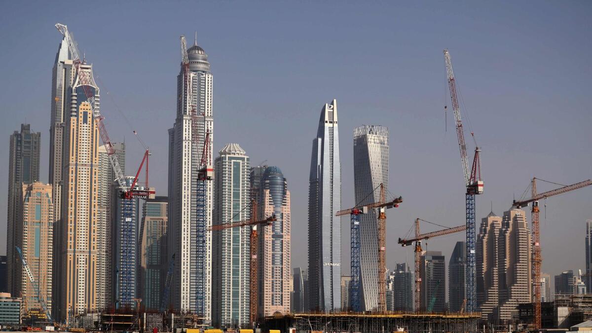 The DLD said 60 per cent of all transactions recorded in October were for secondary or ready properties and 40 per cent  were for off-plan properties. — AFP file photo
