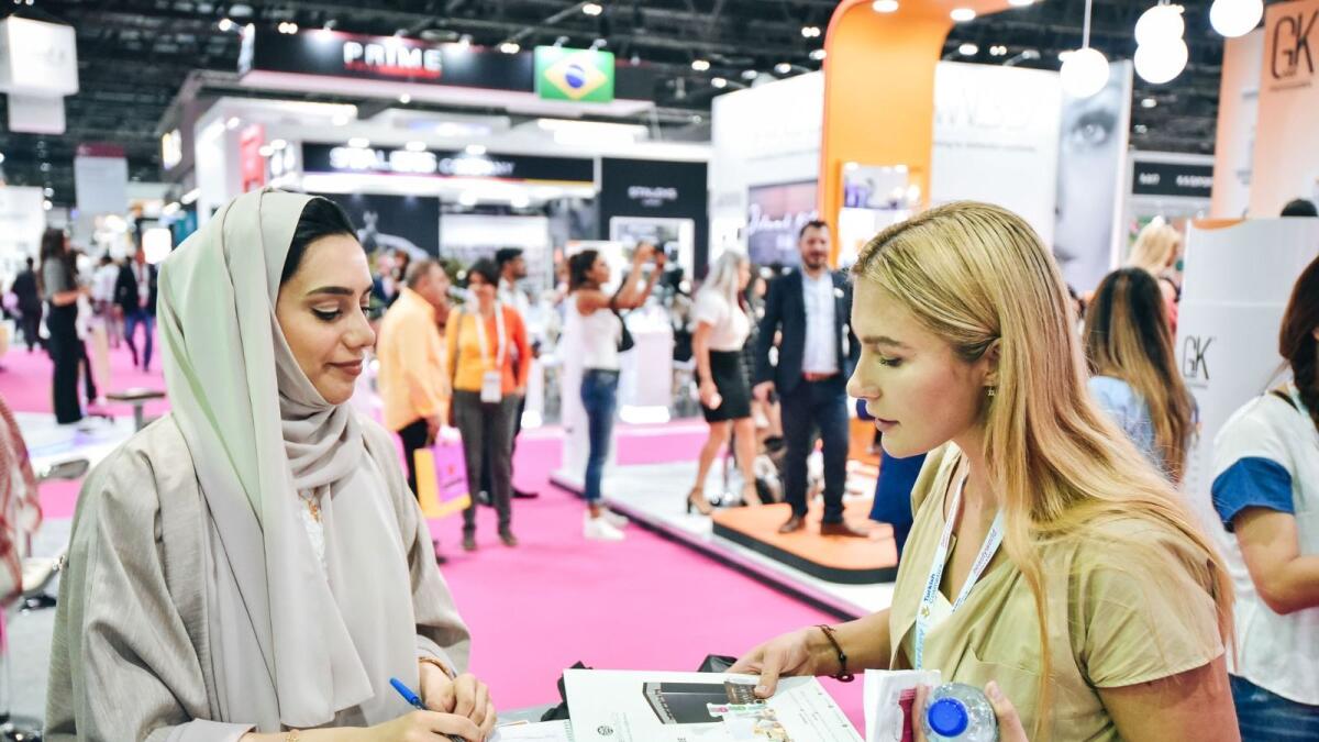 Last day of BeautyWorld.  The world’s leading cosmetics and fragrance companies are in Dubai for the 25th edition of Beautyworld Middle East, the Arab world’s largest international beauty and wellness trade fair at Dubai World Trade Centre (DWTC). Ending on Thursday, exhibitors and game-changers from 52 countries are being housed in 17 dedicated pavilions displaying the latest in the beauty industry.
