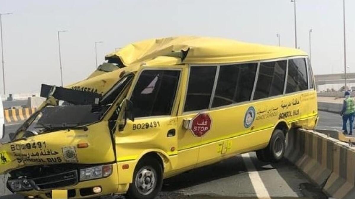 Children injured in UAE school bus-car collisions in good condition 