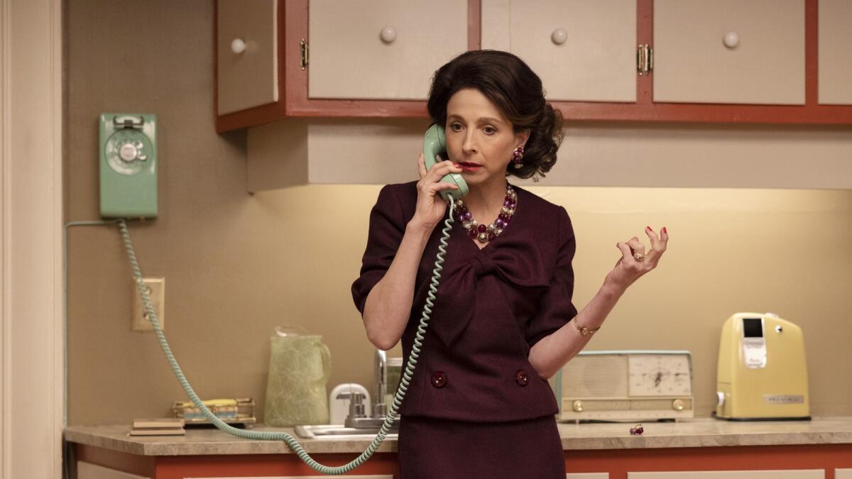 Marin Hinkle in a scene from 'The Marvelous Mrs. Maisel.'