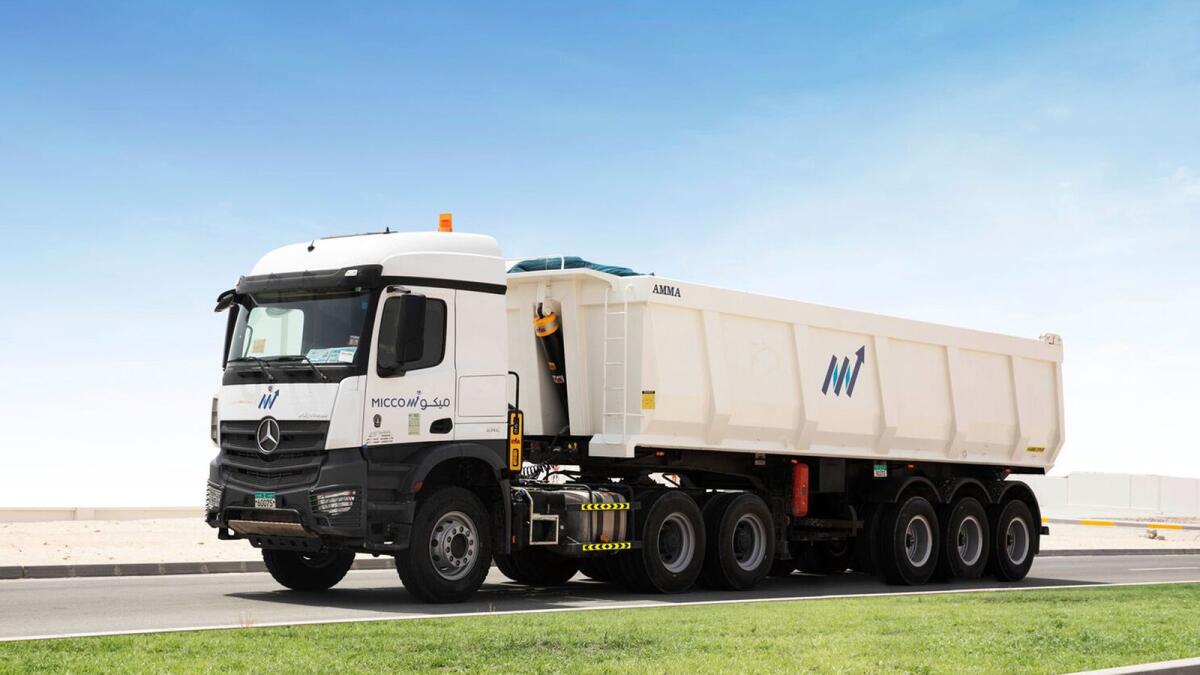 First batch of the new tipper trucks has been received and the vehicles are being integrated into MICCO’s service fleet.