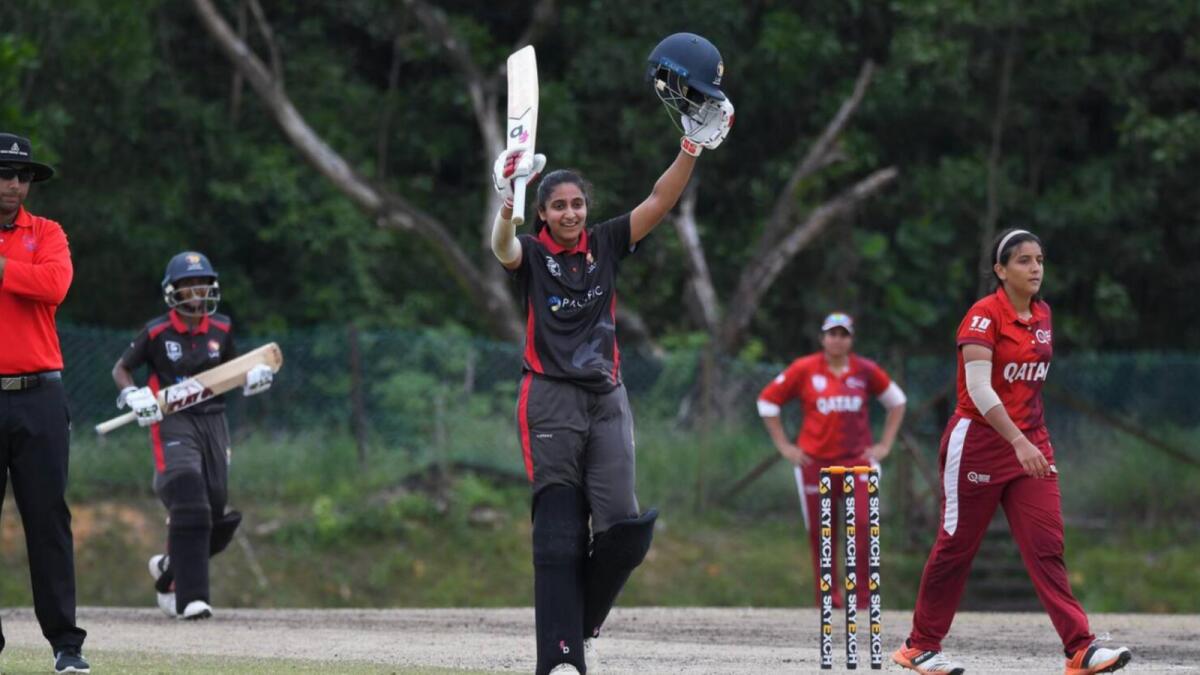 UAE batter Esha Oza, who became the fastest player to reach 1,000 runs in T20 Internationals recently, started her cricket journey at the Desert Cubs Sports Academy