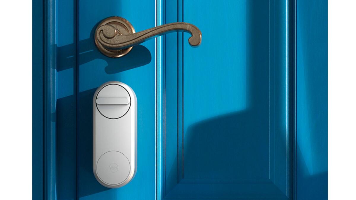 Best used for rented apartments, the Linus retrofit smart lock fits a wide range of doors and is easy to install.
