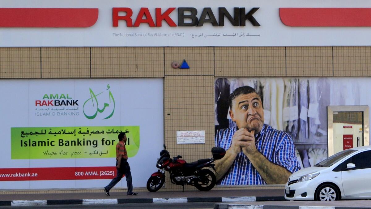 RAKBANK's total income stoood at Dh2.2 billion,  a rise of 42 per cent year-on-year. — KT File