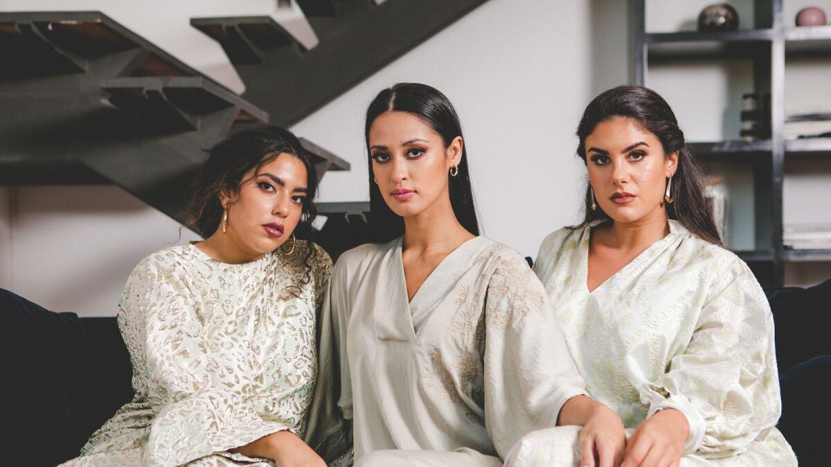 Models display some pieces from Hautebox Boutique's first collection