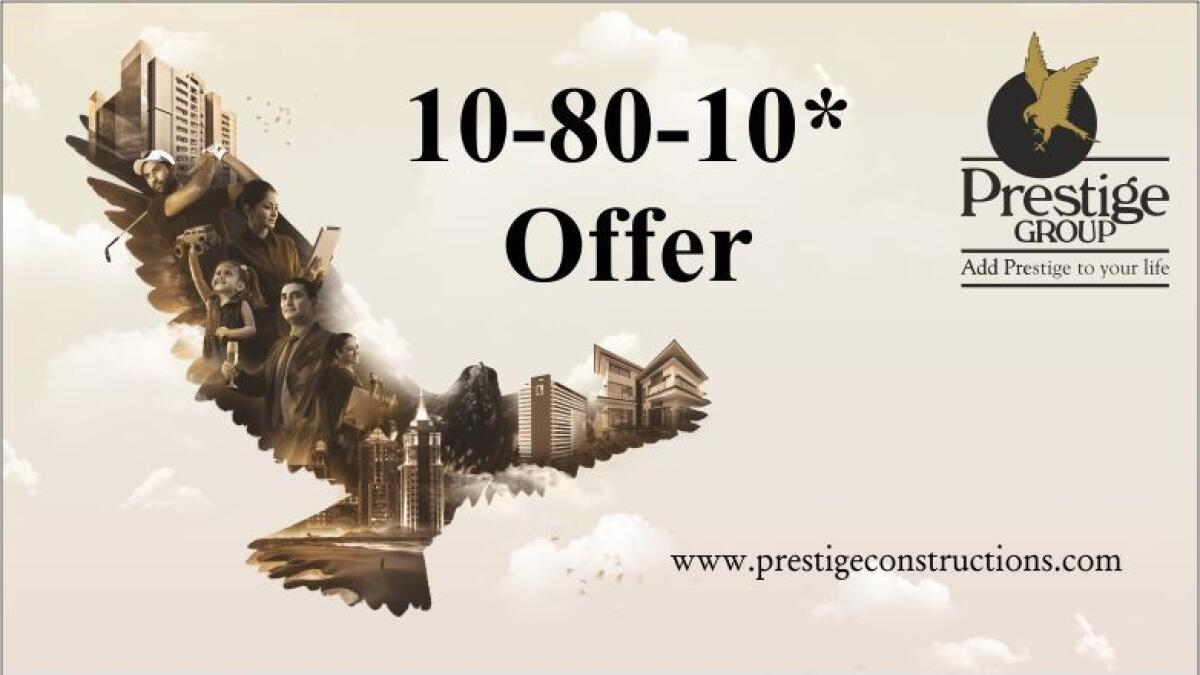 Prestige Homes at an unbelievable offer 10-80-10*