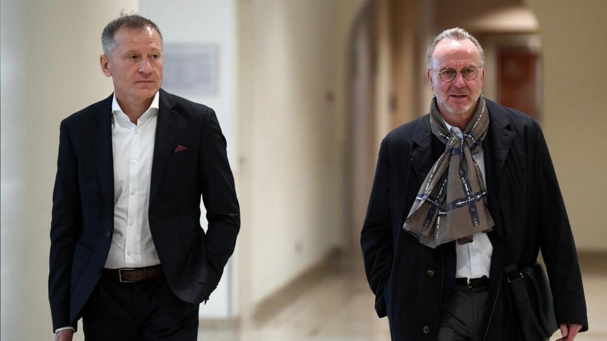 Bayern Munich CEO Karl-Heinz Rummenigge (right). - Reuters