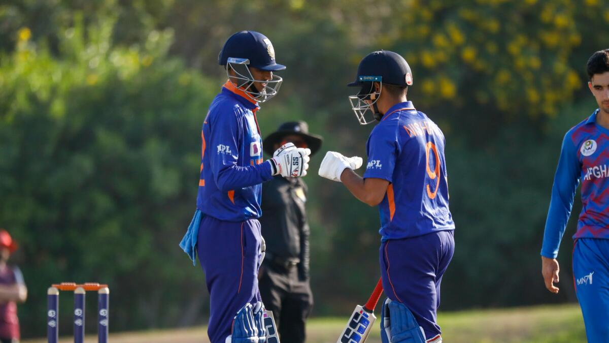 India beat Afghanistan to reach the semifinals. (Asian Cricket Council Twitter)