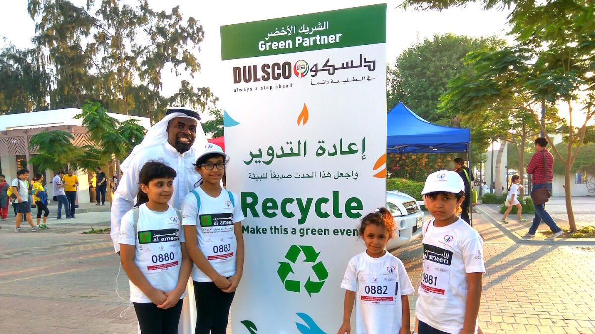 33,800 recyclables collected at Dubai kids marathon