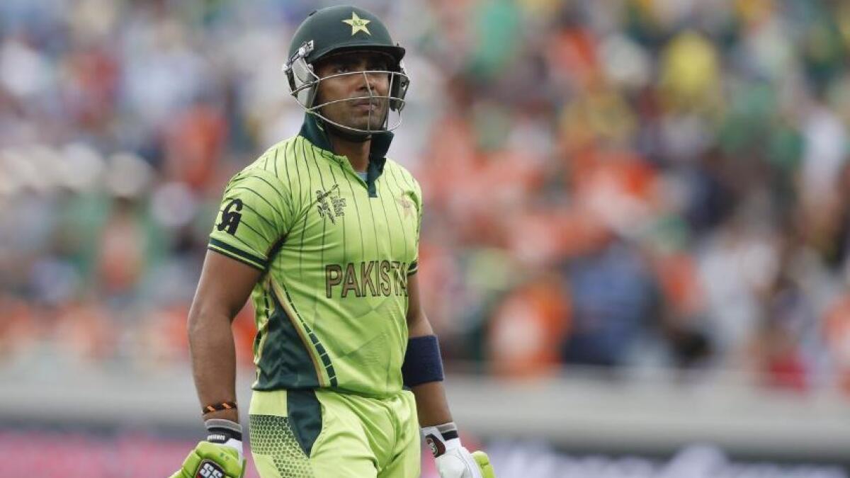 Pakistan batsman Umar Akmal. (Reuters)
