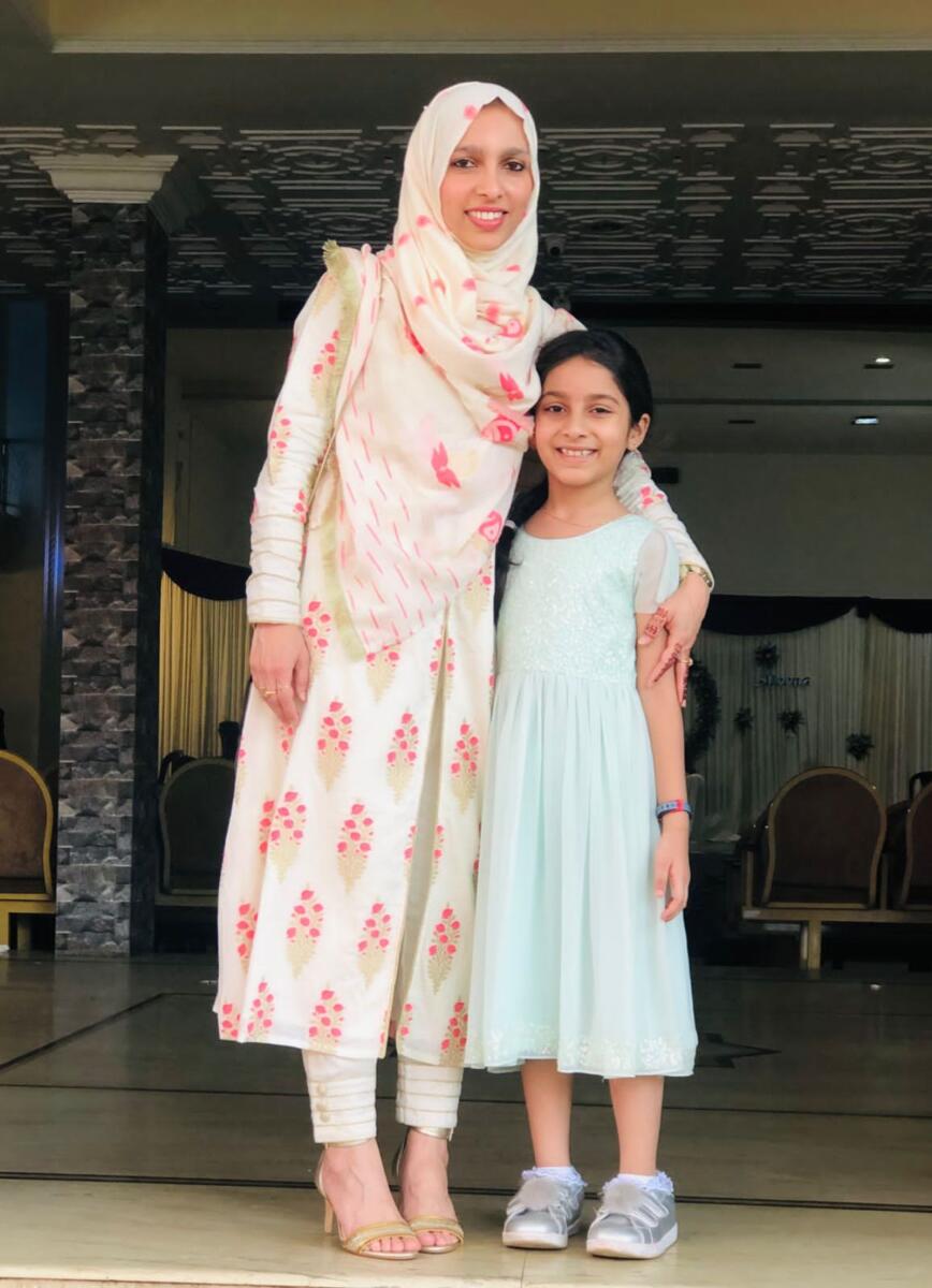 Azeeja and her daughter Aalia Fouad