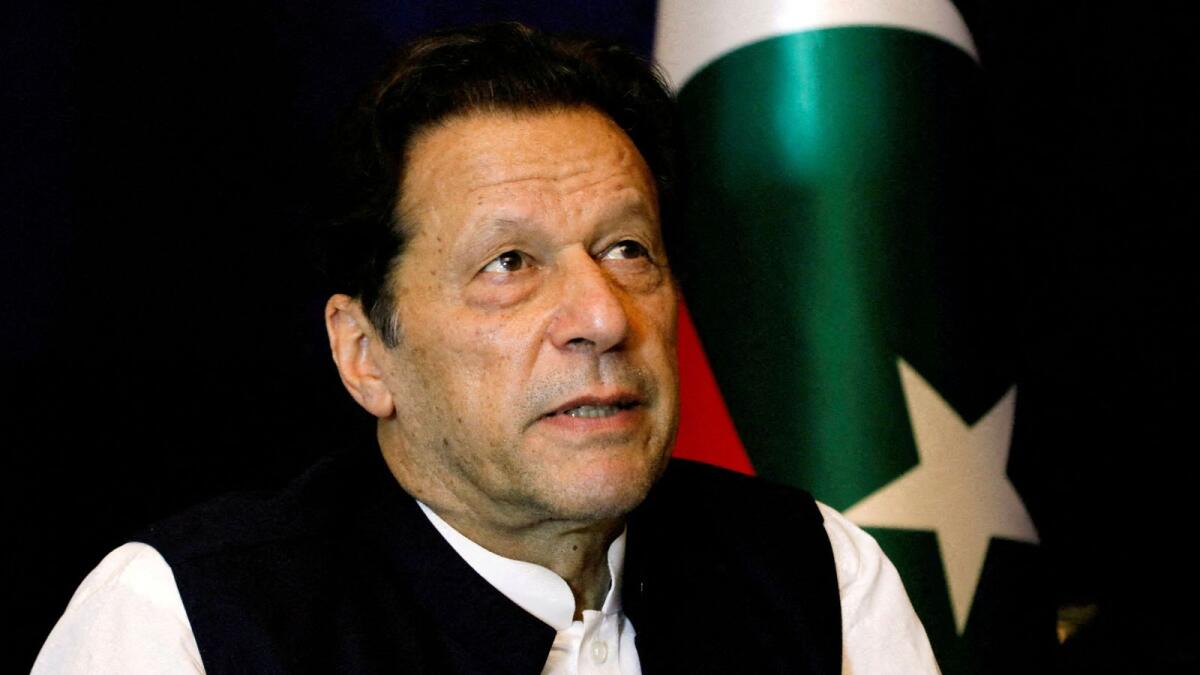 Former Pakistani Prime Minister Imran Khan. Photo: Reuters file