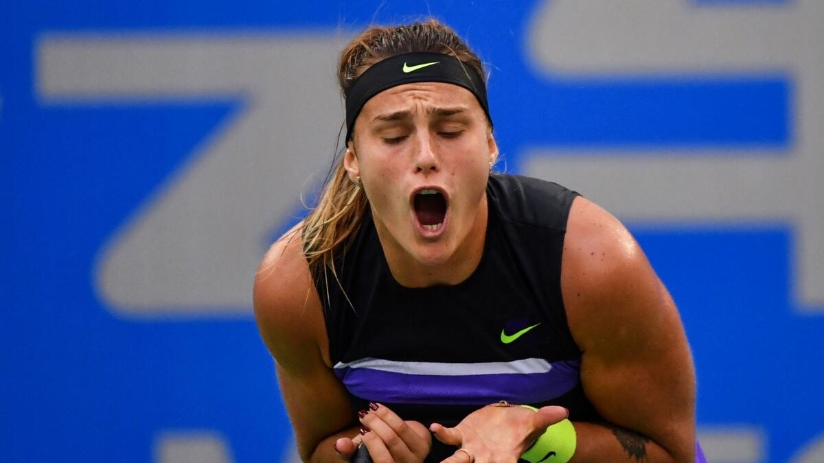 Sabalenka through to Wuhan finals after downing Barty