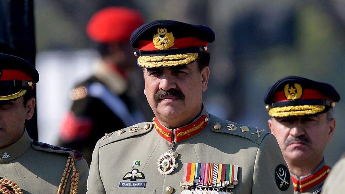 Pakistan army chief confirms death sentence for 13 terrorists