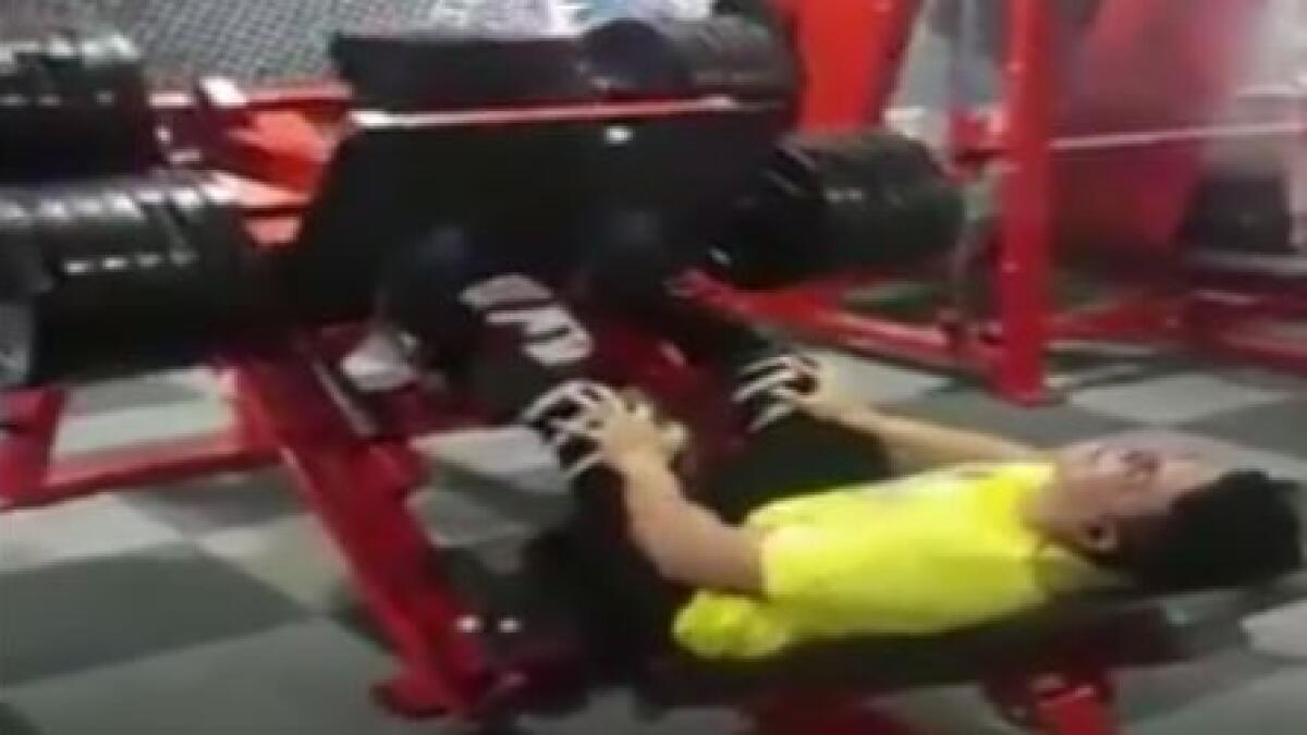 Video: Indian mans gym accident a lesson in taking it easy