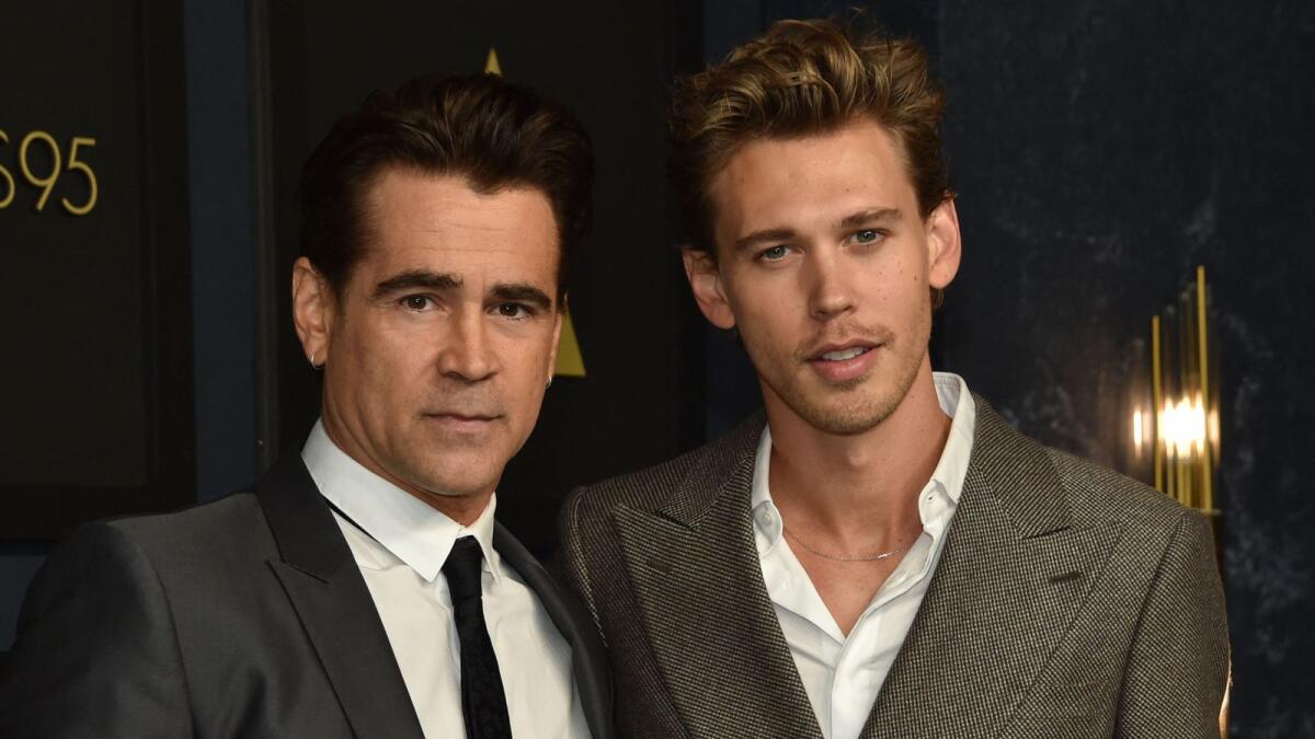 Colin Farrell and Austin Butler drew huge cheers from the crowd