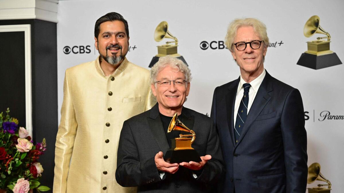 Ricky Kej, Herbert Waltl, and Stewart Copeland hold the award for Best Immersive Audio Album