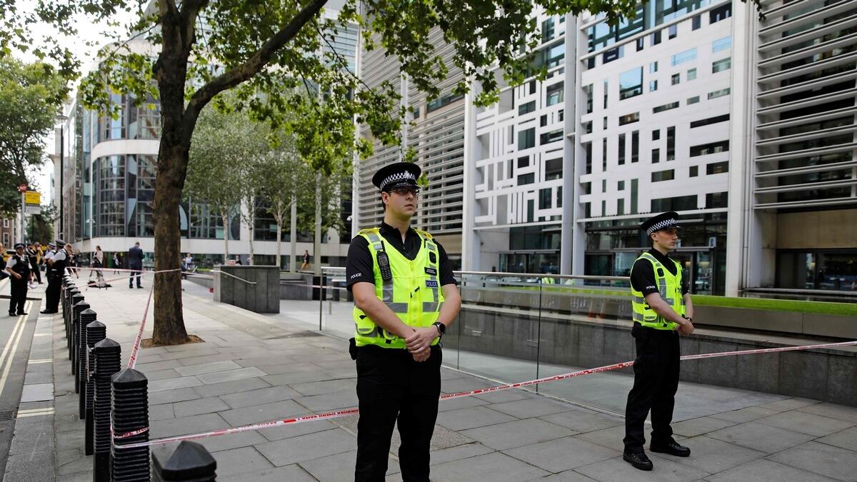 man stabbing, central london, home ministry