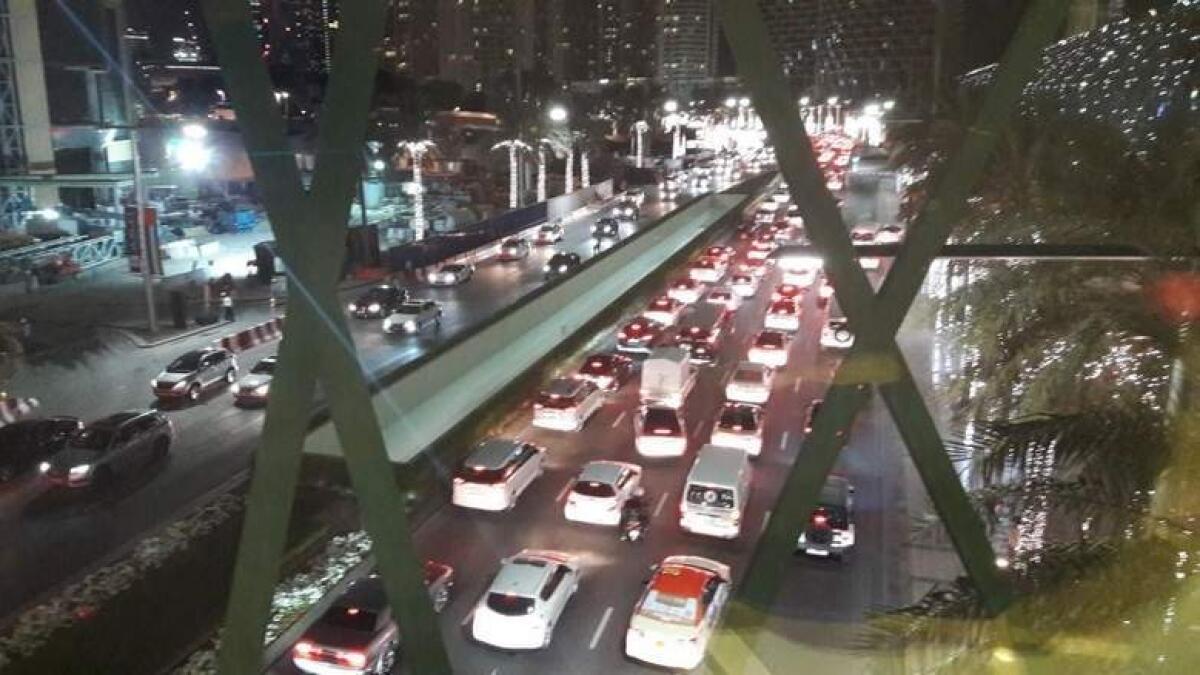 How to avoid traffic in Dubai on New Years Eve