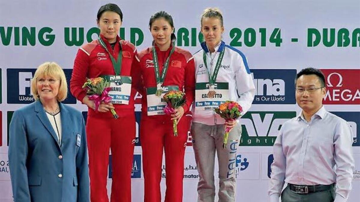 Chinese divers continue to dominate in World Series